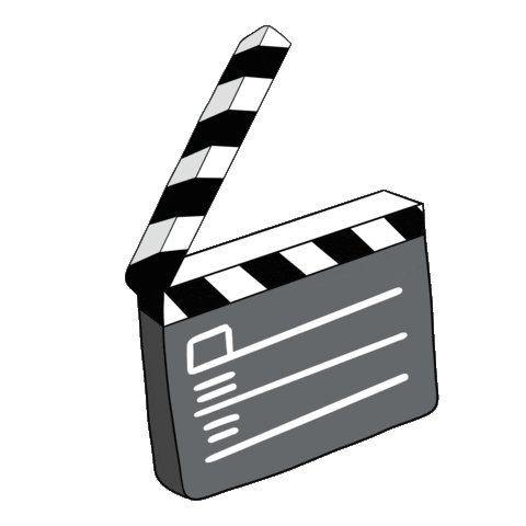 Imagem animada de produção de filmes